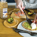 McCormick Culinary 21 oz Everything Bagel Seasoning Blend, Poppy Seed, Sesame Seed, Garlic, Onion, and Salt