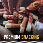 COLUMBUS Prosciutto Paninos, 3.9 Oz, Charcuterie Cheese Snack Packs