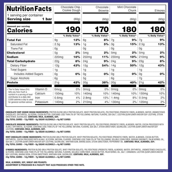 Quest Nutrition Ultimate Variety Pack Protein Bars, 12 Count, Gluten Free, Keto Friendly