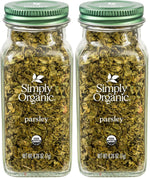 Simply Organic Italian Parsley Organic Flakes 0.26-Ounce Jar Kosher Fresh Green-Leafy Taste