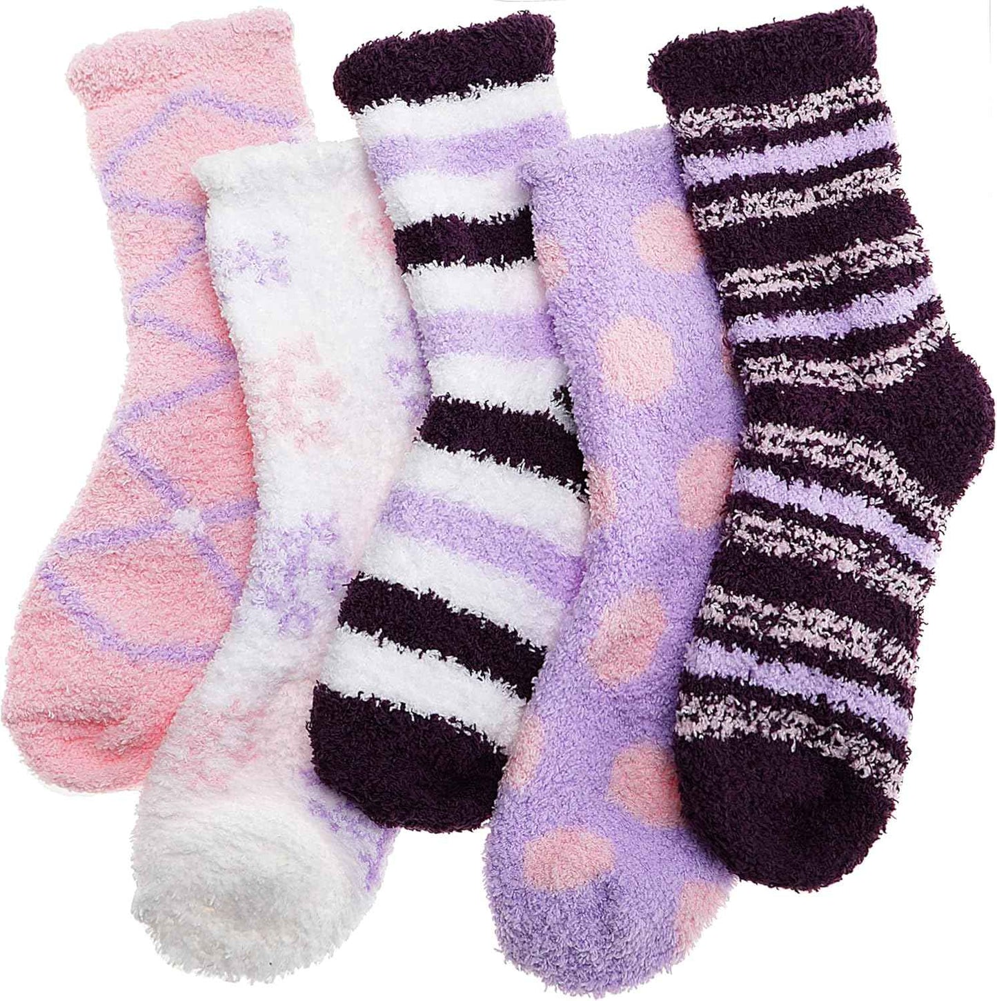 Anlisim Fuzzy Socks for Women, Soft Comfy Cozy Fluffy Thick Winter Warm Fleece Slipper Socks