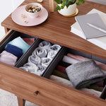 Amazon Basics Collapsible Cloth Drawer Organizer Boxes for Storage