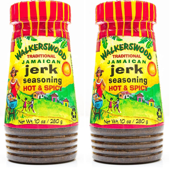 Walkerswood Traditional Jamaican Jerk Seasoning, Mild, 10 oz, Caribbean spice blend, non-GMO, gluten-free