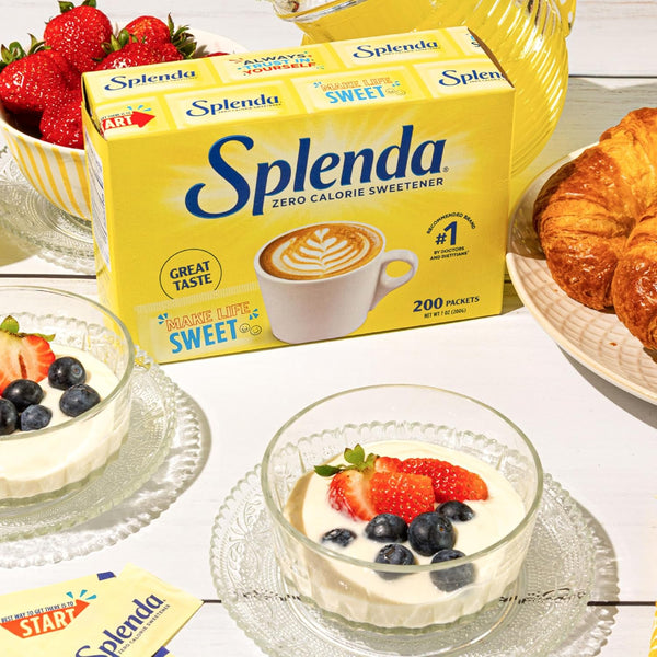 Splenda Zero Calorie Sweetener Made in America 200 Count Sugar Free Packets