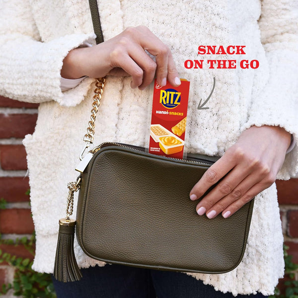 Handi-Snacks RITZ Crackers 'N Cheesy Dip Snack Packs, 20 Individually Wrapped Packs
