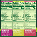 gogo squeeZ fruit & veggieZ applesauce and puree variety pack, 20 count, 3.2 oz, unsweetened snacks for kids, bpa free pouches