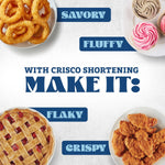 Crisco All-Vegetable Shortening, 6 Pounds, Classic Blue Can, Gluten Free, Kosher