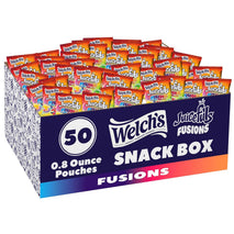 Welch's Fruit Snacks, Juicefuls Fusions, Assorted Fruit Flavor, Gluten Free, 50-Pack, 0.8oz Each