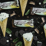FITCRUNCH Snack Size Protein Bars, 6-Layer Baked, 18 Bars, Mint Chocolate Chip