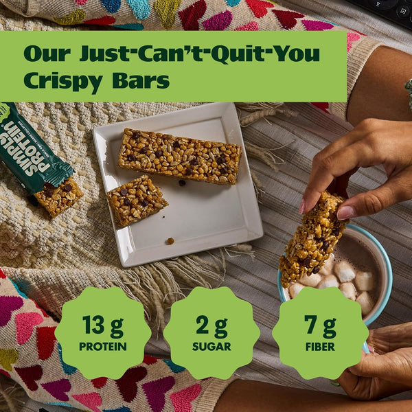 Simply Protein Crispy Vegan Protein Bars Variety Pack