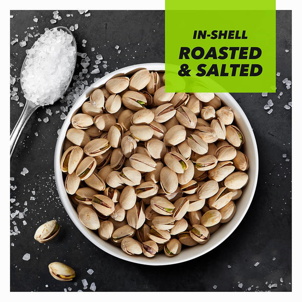 Wonderful Roasted & Salted Pistachios, 48 Ounce Resealable Bag, Gluten Free, Protein Snacks