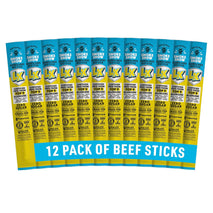 Lorissa's Kitchen Smoke Show Seasoned & Smoked Beef Sticks, Pack of 12, 1 oz Meat Snacks