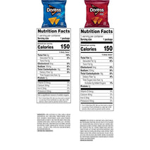 Doritos favorites variety pack nacho cheese and cool ranch 1 oz single serve bags pack of 40