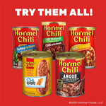 Hormel Chili With Beans - 15 Oz (8 Pack), Classic Beef, Gluten Free, No Artificial Ingredients