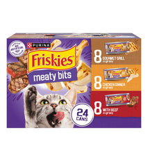 purina friskies gravy wet cat food variety pack, 24 cans, 5.5 oz. each