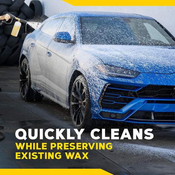 Meguiar's Gold Class Car Wash - 64 Oz, Foam Cannon or Bucket Wash, Safe for All Paint Types, 1-Step Cleaning and Conditioning