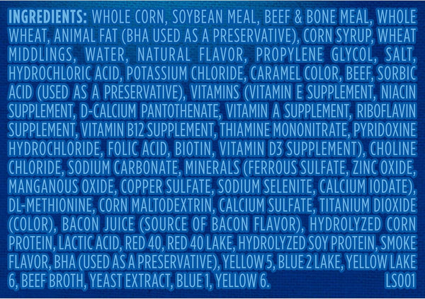 Kibbles 'n Bits Savory Bacon & Steak Adult Dog Food, 100% Complete, 16 lb. Bag