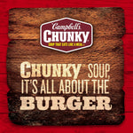 Campbell's Chunky Sirloin Burger with Country Vegetable Beef Soup, 16.3 oz Cans (Pack of 8)