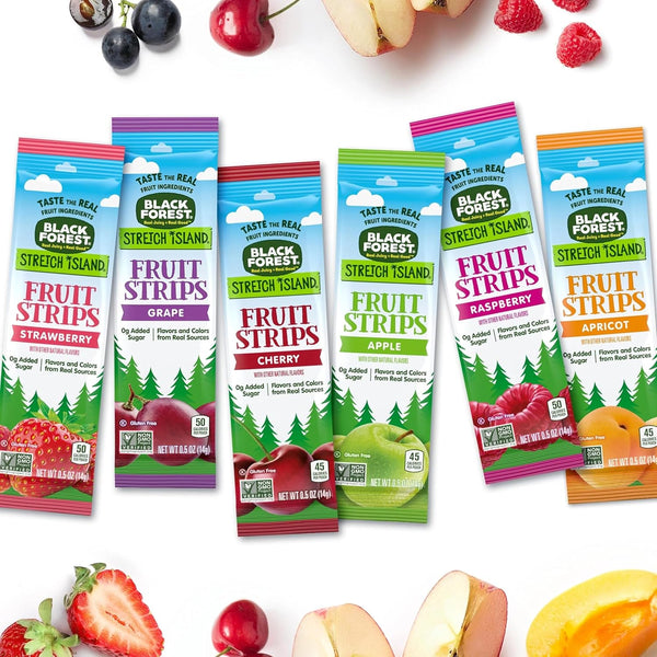 Black Forest Stretch Island Fruit Strips Variety Pack, 48 ct, Non-GMO, Zero Grams Added Sugar