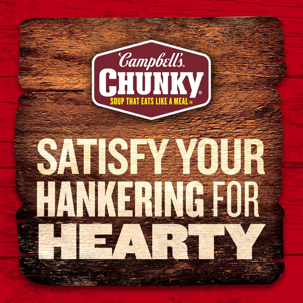 Campbell's Chunky Creamy Chicken and Dumplings Soup, 18.8 Oz Can, Protein Rich Comfort Food