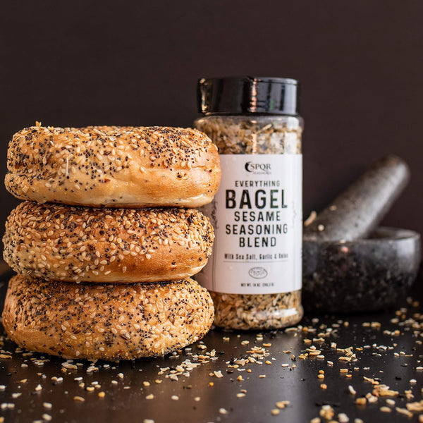 Original Everything Bagel Seasoning Blend Extra Large 10 Ounce Jar with Flip Top Cap