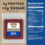 Old Wisconsin Beef Sausage Snack Sticks, 26 Ounce Resealable Package
