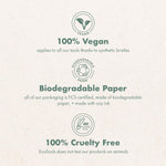 EcoTools cruelty-free dry body brush with synthetic bristles and bamboo handle, perfect for exfoliating and smoothing skin