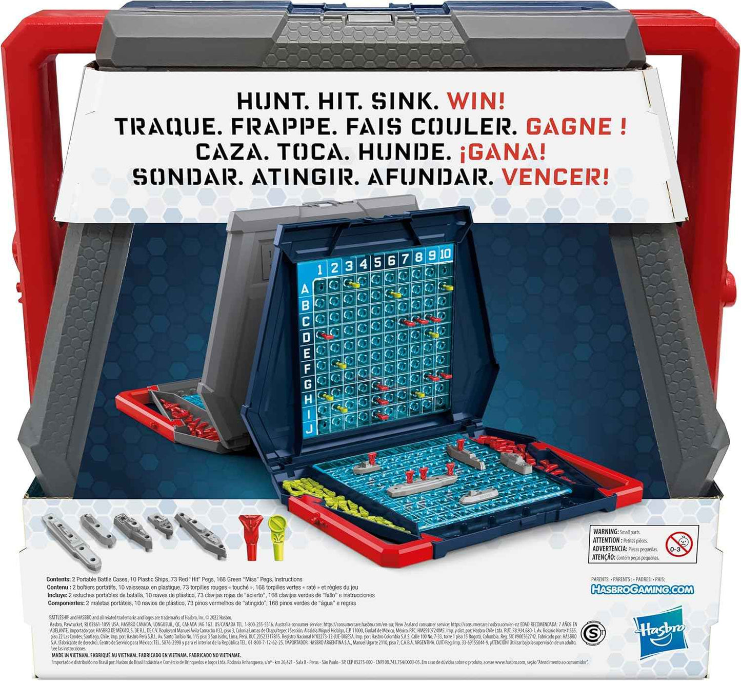 Battleship Classic Board Game, Strategy Game for Kids Ages 7 and Up, Fun for 2 Players