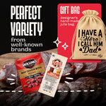Jerky gift basket for dad, perfect for any occasion, food gift for dad