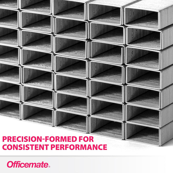 Officemate Standard Staples, 5 Boxes General Purpose Staple, 5000 Staples/Box