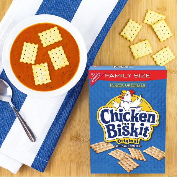 Original Baked Snack Crackers, Family Size, 12 oz