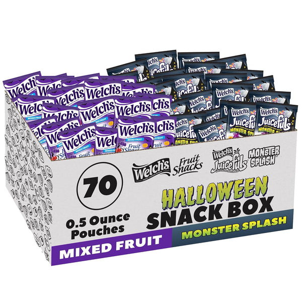 Welch's Fruit Snacks, Juicefuls Fusions, 50ct Variety Box with Three Unique Flavor Collections