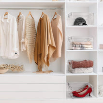 ClearSpace Clear Plastic Storage Bins for Home Organization