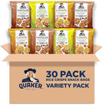 Quaker Rice Crisps, 4 Flavor Variety Mix, 30 count, Gluten Free