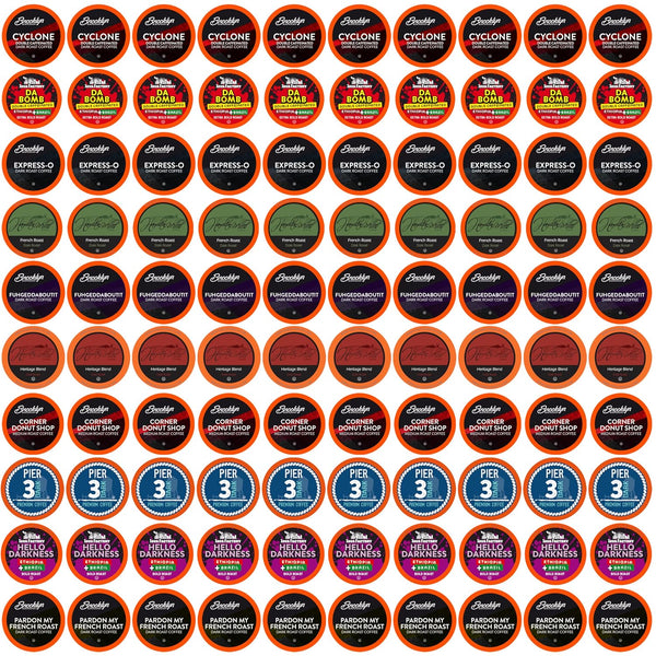Two Rivers Coffee Flavored Coffee Pods Compatible with Keurig K Cup Brewers Variety Pack