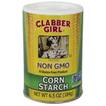Clabber Girl Non-GMO Gluten-Free Corn Starch, Kosher, 6.5 Ounce Resealable Can