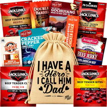 Jerky gift basket for dad, perfect for any occasion, food gift for dad