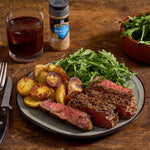 McCormick Grill Mates 25% Less Sodium Montreal Steak Seasoning, 3.18 oz, Coarsely Ground Pepper and Garlic Blend