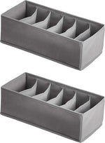 Amazon Basics Collapsible Cloth Drawer Organizer Boxes for Storage