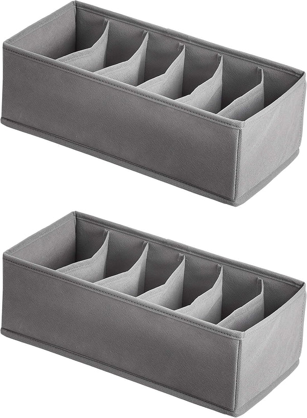 Amazon Basics Collapsible Cloth Drawer Organizer Boxes for Storage