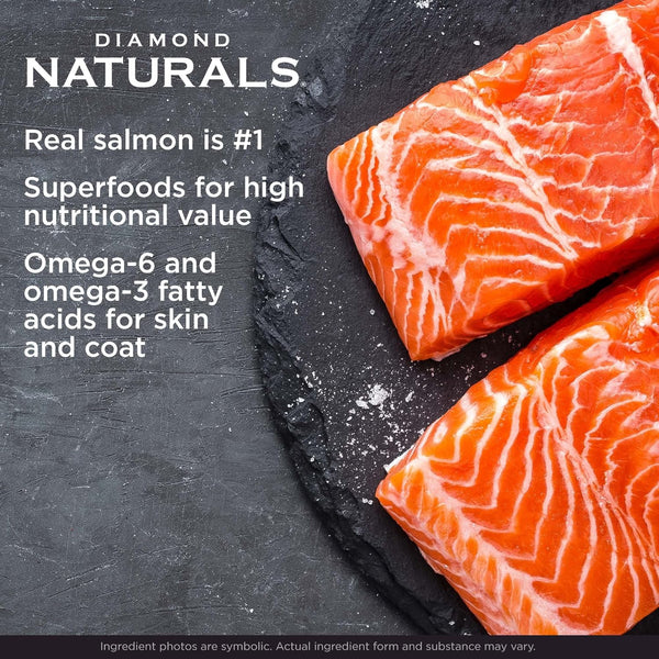 Diamond Naturals Skin and Coat All Life Stages Salmon and Potato dry dog food 30 pound pack
