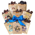 Righteous Felon Beef Jerky Variety Pack, 8 Pack Sampler, Gluten Free, High Protein, Keto, Low Sugar