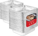 Stock Your Home Aluminum Pans 9x13 Disposable Foil Pans (30 Pack) - Half Size Steam Table Deep Trays - Tin Foil Pans Great for Cooking, Heating, Storing, Prepping Food