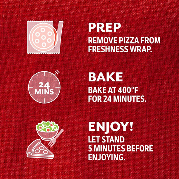 Digiorno Frozen Pizza, Rising Crust, Three Meat Pizza, Family Dinner