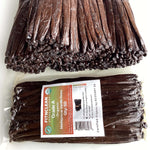 FitNClean Madagascar Vanilla Beans Bulk Fresh Organic Grade A Pods Non-Gmo 5 Long for Baking and Extract