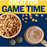 PLANTERS Salted Peanuts - Dry Roasted, Plant-Based Protein, 16oz Jar