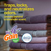 Glad ForceFlex Tall Kitchen Drawstring Trash Bags, 13 Gal, Gain Lavender, 80 Ct (Package May Vary)