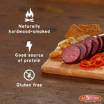 Old Wisconsin Premium Summer Sausage, 100% Natural Beef, Ready to Eat, 8 Ounce