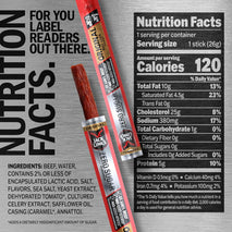Jack Link's Zero Sugar Beef Sticks, 20 Pack, 0.92 oz, Ready to Eat Protein Snacks