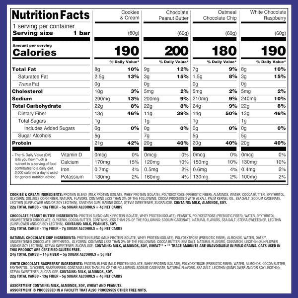 Quest Nutrition Ultimate Variety Pack Protein Bars, 12 Count, Gluten Free, Keto Friendly